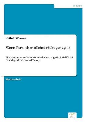 Wenn Fernsehen alleine nicht genug ist