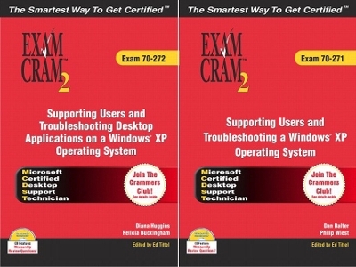 MCDST 70-271 &70-272 Exam Cram 2 Bundle - Dan Balter, Philip Wiest, Ed Tittel