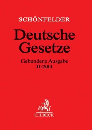 Deutsche Gesetze Gebundene Ausgabe II/2014 - 