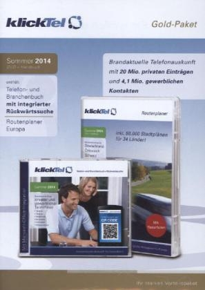 klickTel Gold-Paket Sommer 2014, 1 CD-ROM