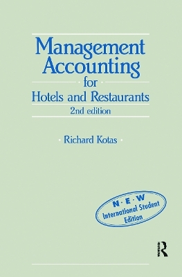 Management Accounting for Hotels and Restaurants - Richard Kotas