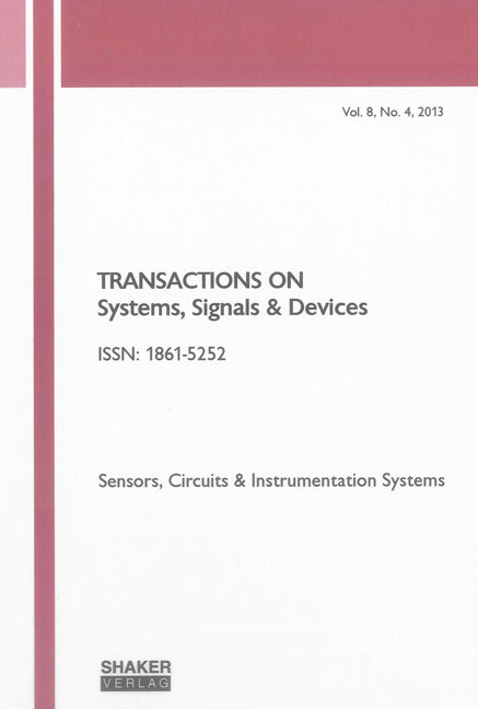 Transactions on Systems, Signals and Devices Vol. 8, No. 4 - 