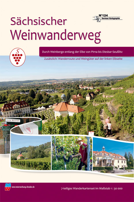 Wandertourenf&uuml;hrer S&auml;chsischer Weinwanderweg