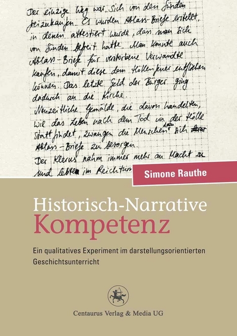Historisch-Narrative Kompetenz - Simone Rauthe