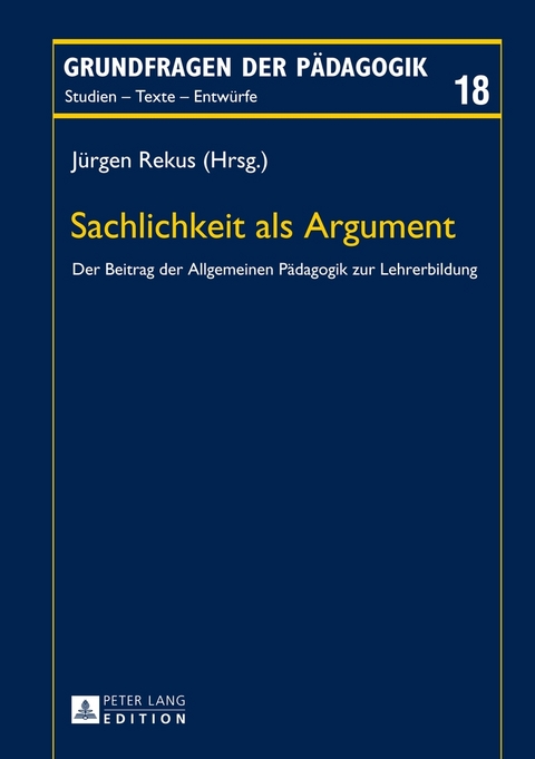 Sachlichkeit als Argument - 