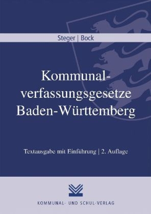Kommunalverfassungsgesetze Baden-W&uuml;rttemberg