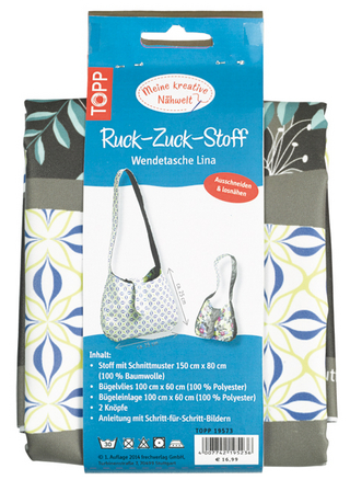 Ruck-Zuck-Stoff Wendetasche Lina