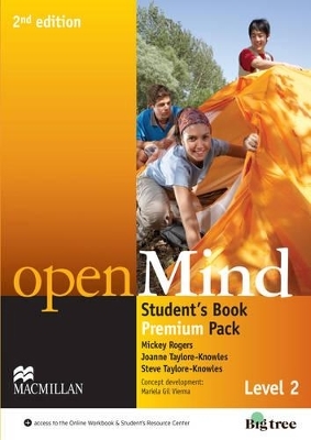 openMind 2nd Edition AE Level 2 Student's Book Pack Premium - Mickey Rogers, Joanne Taylore-Knowles, Steve Taylore-Knowles