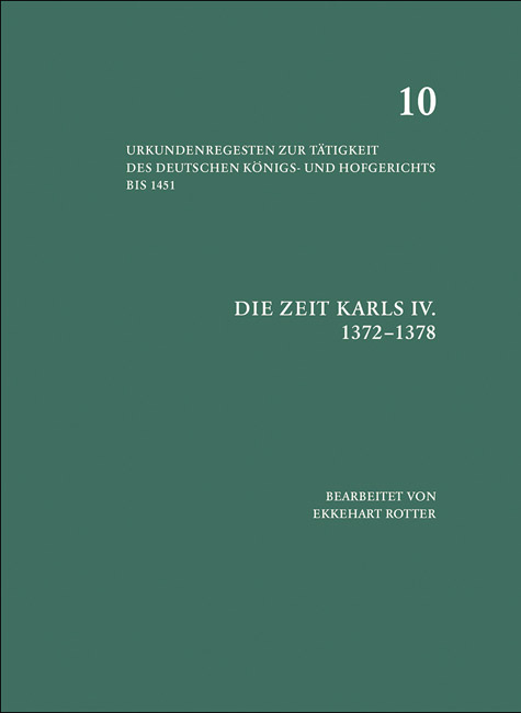Die Zeit Karls IV. (1372 &ndash; 1378)