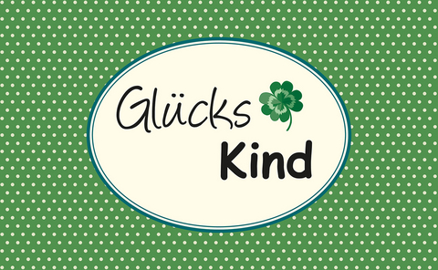 Brotzeitbrettchen "Gl&uuml;ckskind"