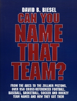 Can You Name that Team?