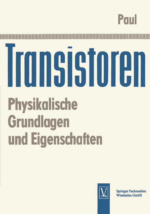 Transistoren - Reinhold Paul