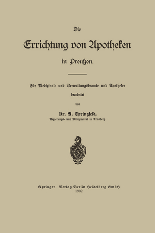 Die Errichtung von Apotheken in Preußen