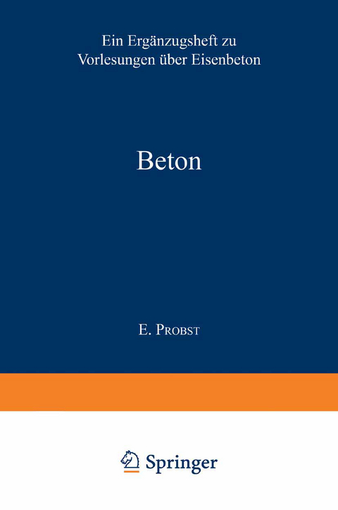 Beton - E. Probst