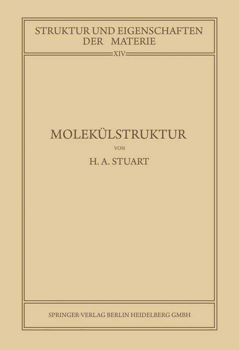 Molek&uuml;lstruktur - Herbert Arthur Stuart