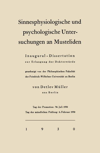 Sinnesphysiologische und psychologische Untersuchungen an Musteliden