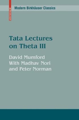 Tata Lectures on Theta - David Mumford
