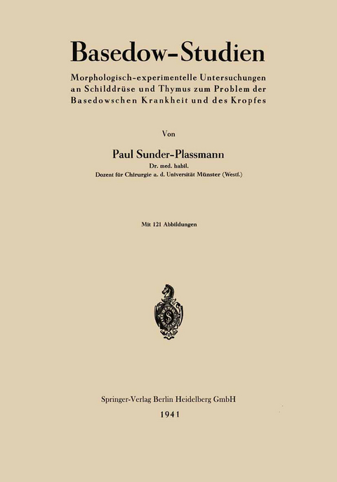 Basedow-Studien - Paul Sunder-Plassmann