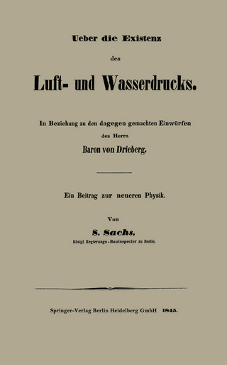 Ueber die Existenz des Luft- und Wasserdrucks