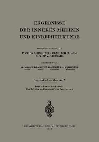 Über Infektion und Immunität beim Neugeborenen