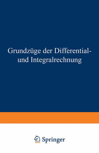 Grundzüge der Differential- und Integralrechnung
