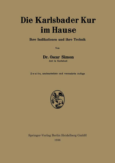 Die Karlsbader Kur im Hause - Oscar Simon