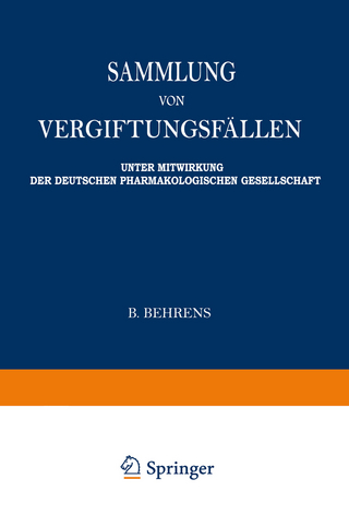 Sammlung von vergiftungsfällen