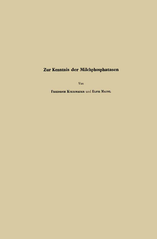 Zur Kenntnis der Milchphosphatasen