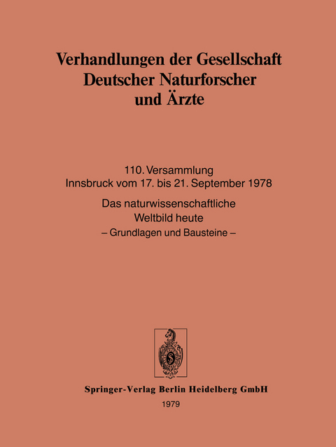 Verhandlungen der Gesellschaft Deutscher Naturforscher und &Auml;rzte