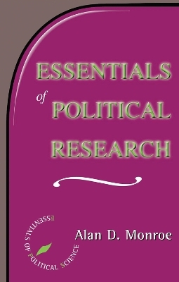 Essentials Of Political Research - Alan Monroe