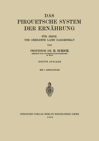 Das Pirquetsche System der Ernährung