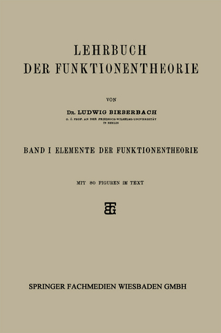 Lehrbuch der Funktionentheorie