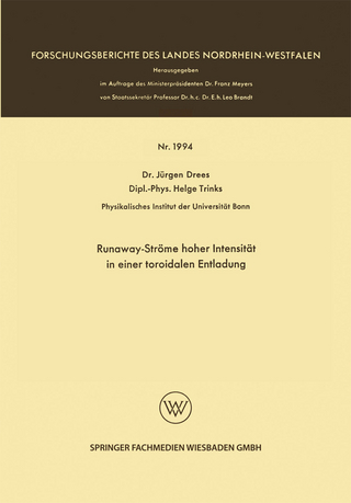 Runaway-Ströme hoher Intensität in einer toroidalen Entladung