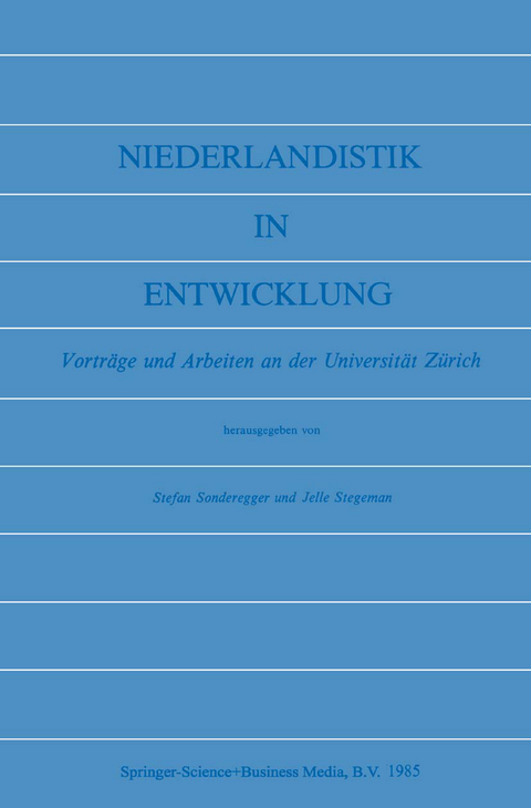 Niederlandistik in Entwicklung - 