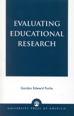 Evaluating Educational Research