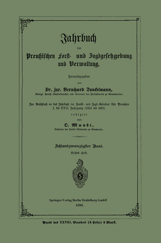 Jahrbuch der Preußischen Forst- und Jagdgesetzgebung und Verwaltung
