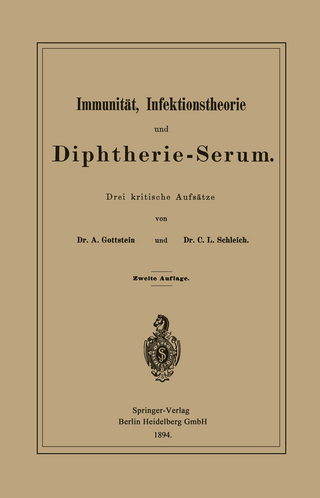 Immunität, Infektionstheorie und Diphtherie-Serum