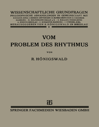 Vom Problem des Rhythmus