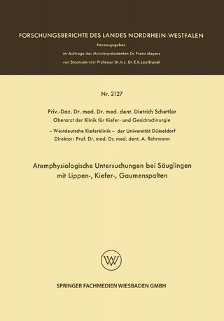 Atemphysiologische Untersuchungen bei Säuglingen mit Lippen-, Kiefer-, Gaumenspalten