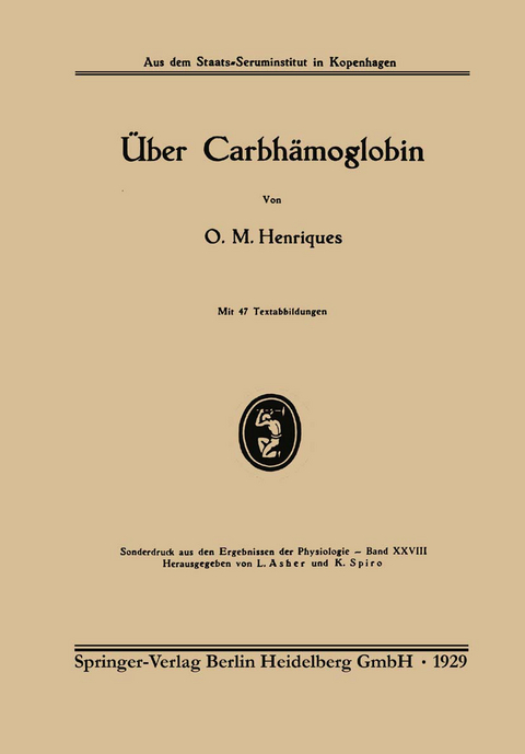 &Uuml;ber Carbh&auml;moglobin - O. M. Henriques
