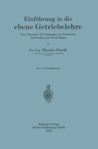 Einführung in die ebene Getriebelehre
