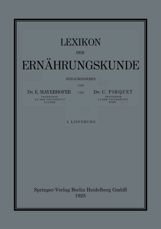 Lexikon der Ernährungskunde