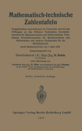 Mathematisch-technische Zahlentafeln