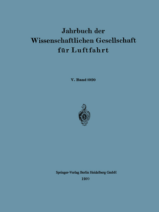 Jahrbuch der Wissenschaftlichen Gesellschaft für Luftfahrt