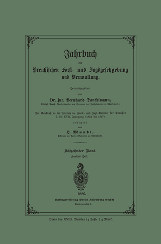 Jahrbuch der Preußischen Forst- und Jagdgesetzgebung und Verwaltung