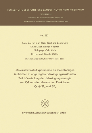 Molekularstrahl-Experimente an zweiatomigen Molekülen in angeregten Schwingungszuständen