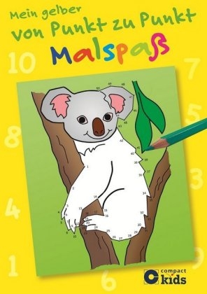 Mein gelber Punkt zu Punkt Malspaß