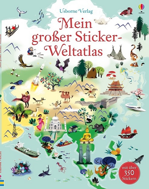 Mein gro&szlig;er Sticker-Weltatlas - Sam Baer