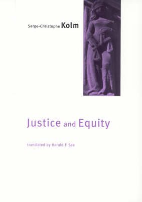 Justice and Equity - Serge-Christophe Kolm