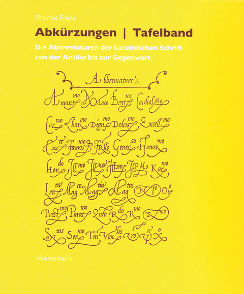 Abk&uuml;rzungen | Tafelband - Thomas Frenz